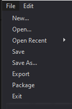 File Menu